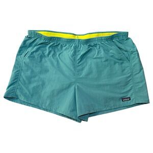 Patagonia Baggies Shorts 5” Inseam Teal XXL Men’s Nylon Drawstring Pockets 2XL